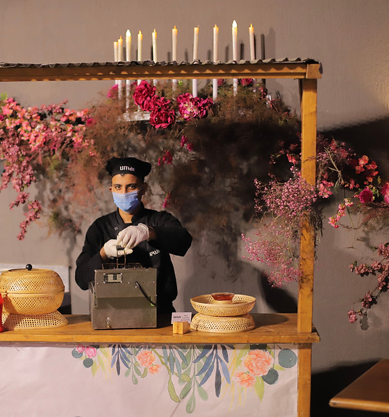 Umai signature dish — freshly prepared Japanese cuisine